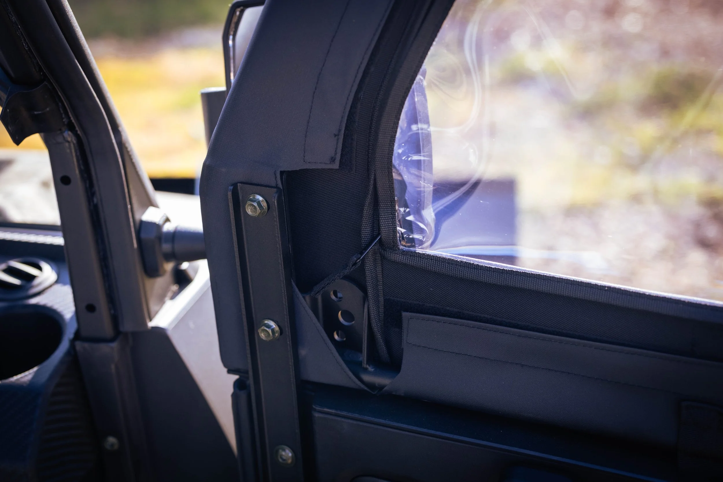 Front Half Doors Zip Window - Framed Canvas — Axis Offroad